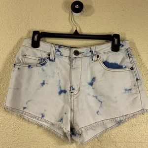 ChiOle Denim Shorts Stone Washed Blue L